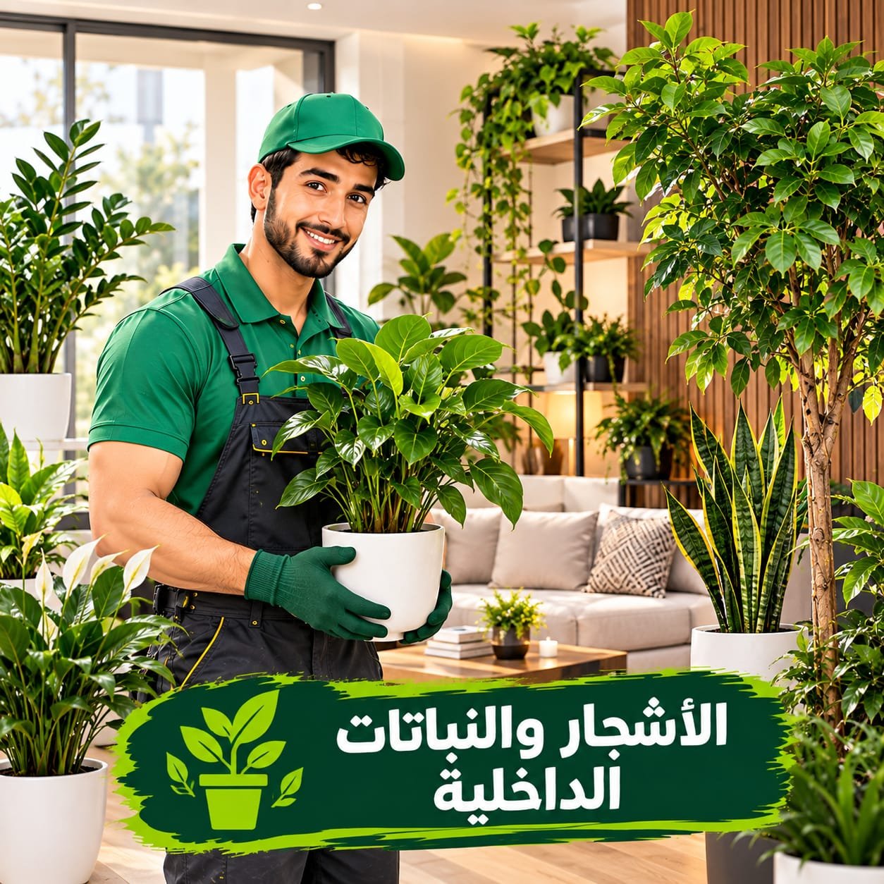 تنسيق الأشجار الداخلية بالرياض